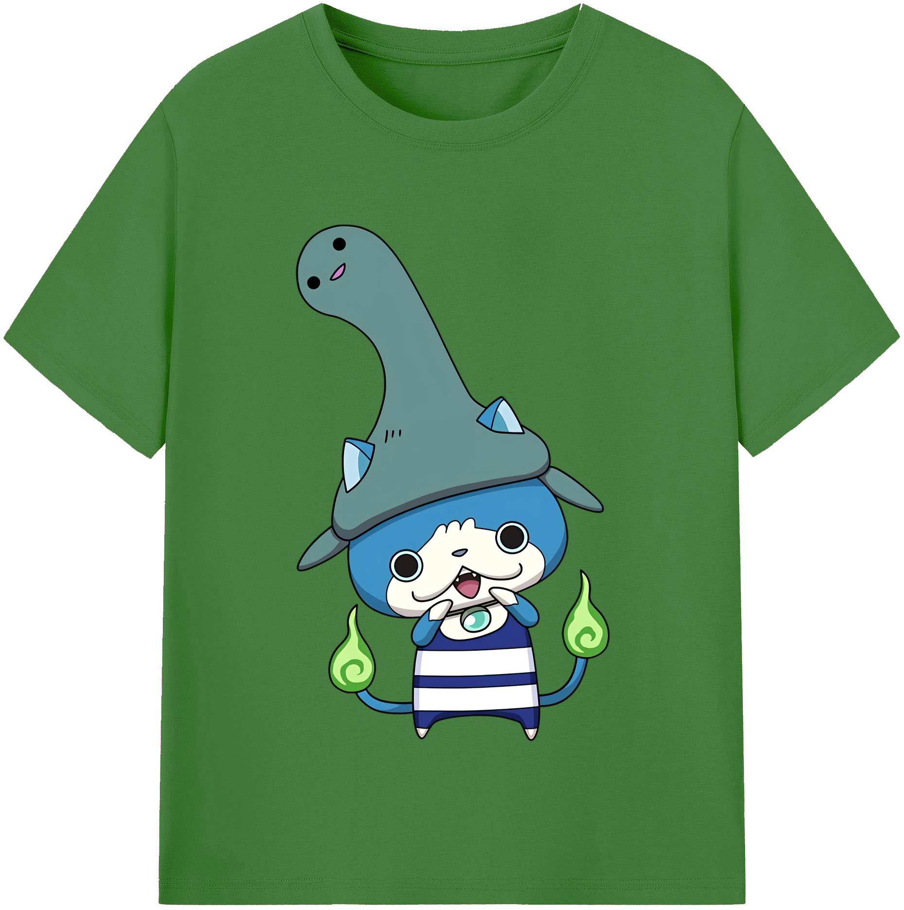 （画像用） 妖怪ウォッチ Yo-kai Watch レディースカジュアルプリントTシャツ（綿100％）